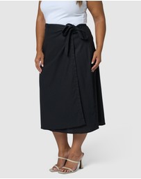 Something 4 Olivia - Gina Linen Wrap Skirt
