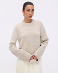 Minima Esenciales - Talen Merino Wool Cashmere Blend Jumper