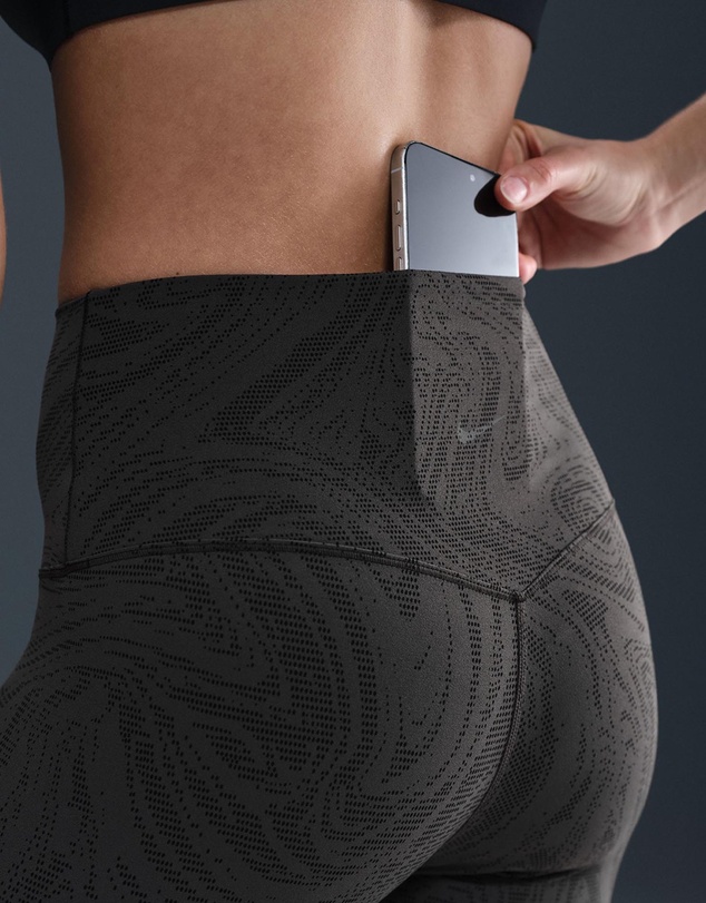 Nike - Zenvy Gentle-Support High-Waisted 7/8 Printed Leggings