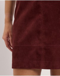 The Fated - Corina Suede Mini Skirt