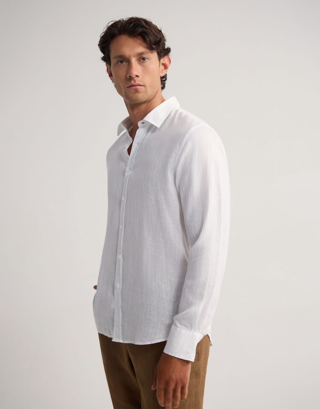 Oxford - Cooper Ls French Linen Shirt