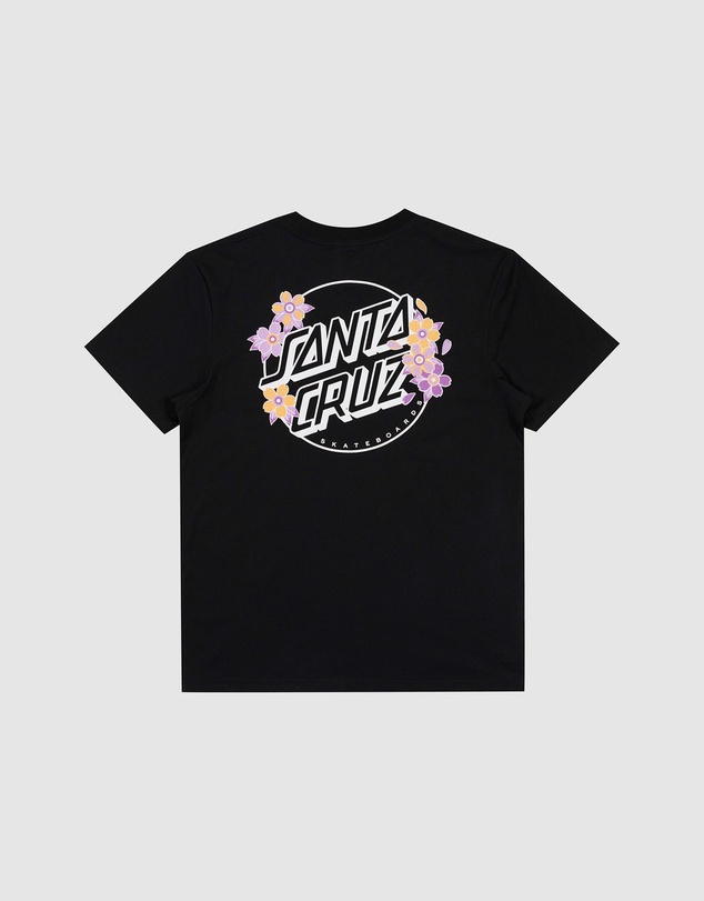 Santa Cruz - OS Blooming Stack Dot Chest Tee - Teens