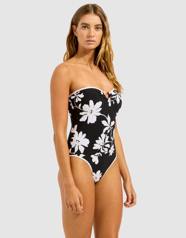 Seafolly - Mayflower Ring Front Bandeau One Piece Swimsuit
