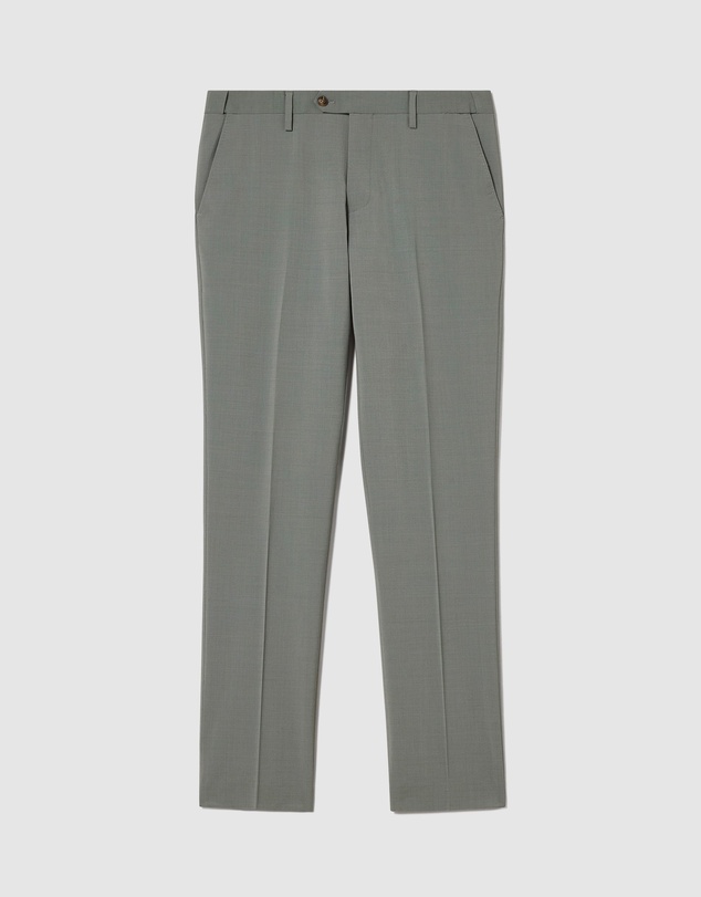 Politix - Slim Stretch Wool Blend Tailored Pant