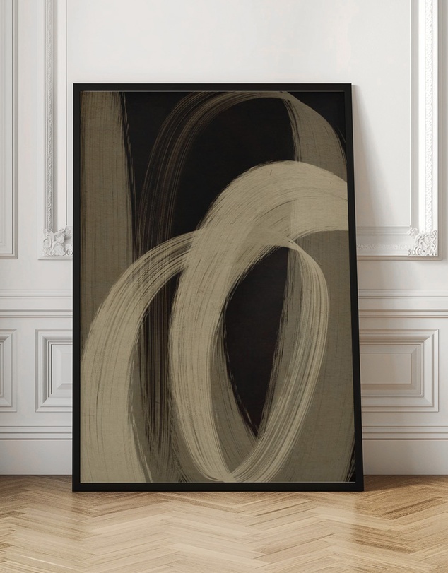 Olive et Oriel - Wildstrokes No3 by Treechild Art Print