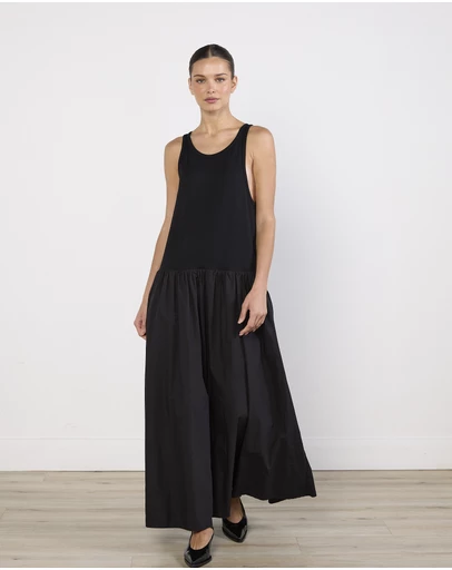 Cirkular - Pre-Loved - Solaqua Marlo Dress in Noir