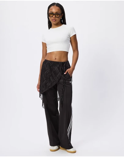 adidas Originals - 2in1 Firebird Loose Track Pants With Lace Skirt
