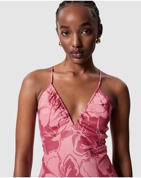 & Other Stories - Satin Slip Midi Dress