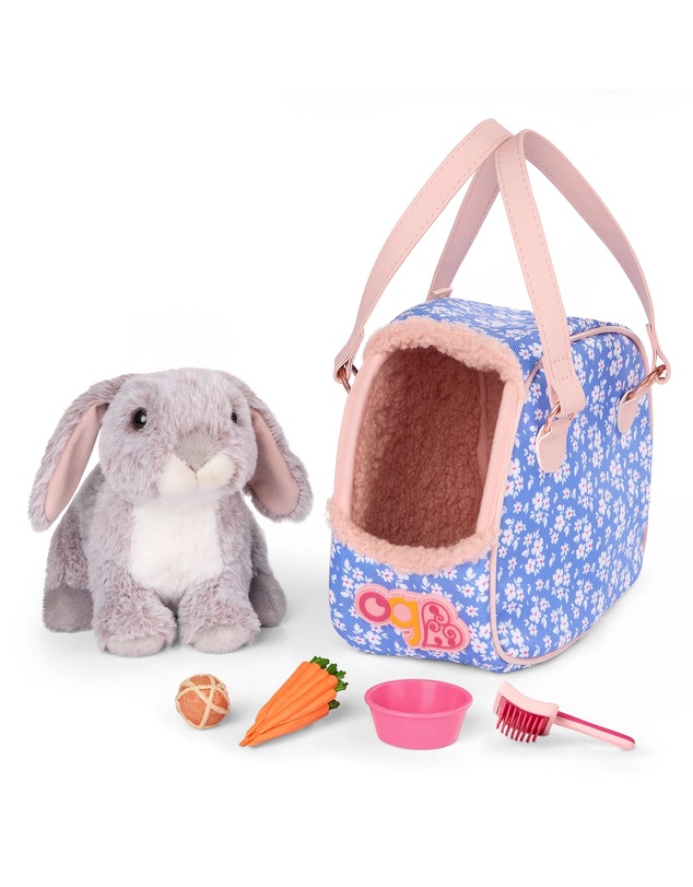 Our Generation - Pet Carrier W/Bunny & Accessories