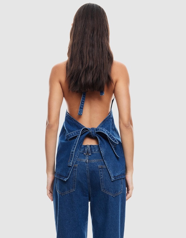 Lioness - Hills Denim Halter Top