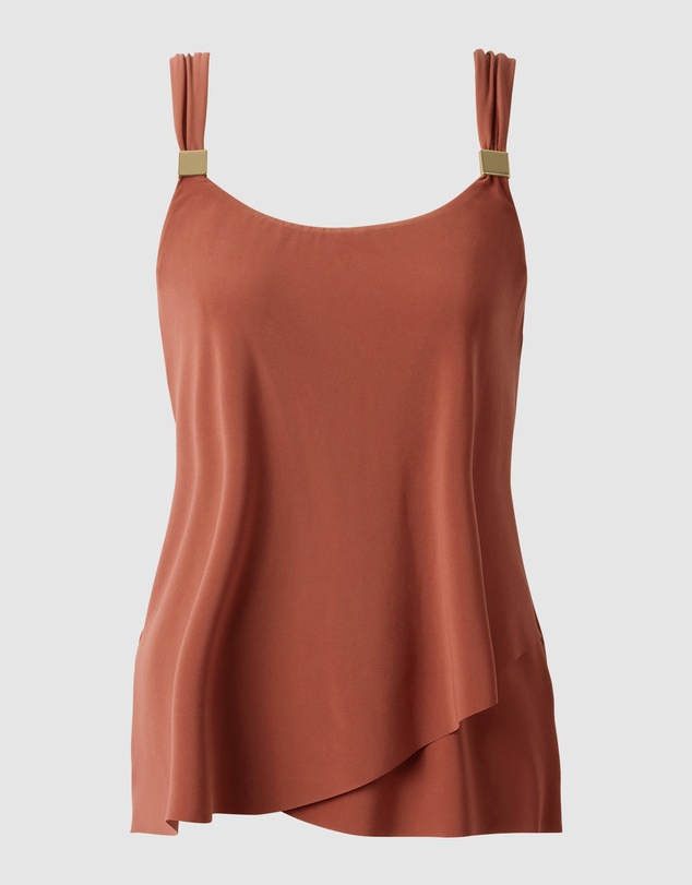 Miraclesuit Swimwear  - Dazzle Underwired Draped Tankini Top
