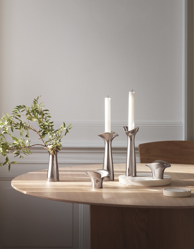 Georg Jensen - Bloom Botanica Tea Light, 2 Pcs