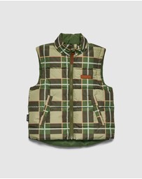 Crywolf - REVERSIBLE ECO-VEST Field Plaid