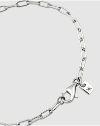 Kuzzoi - ICONIC EXCLUSIVE - Bracelet Male Long Link Chain 925 Sterling Silver
