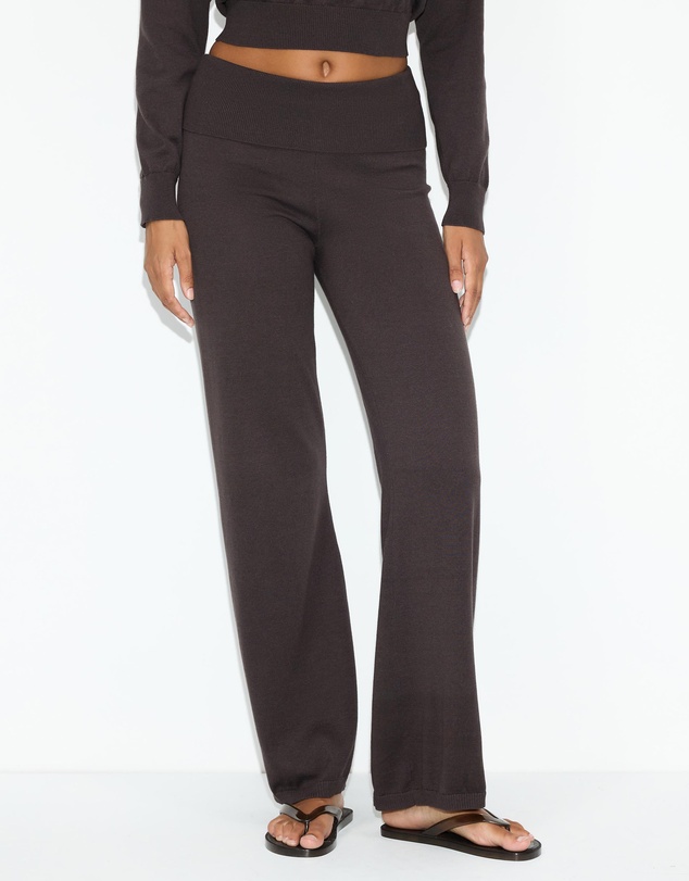 Dazie - Sonia Straight Leg Knit Pants