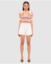 Abrand - 94 High Pleated Shorts - ICONIC EXCLUSIVE