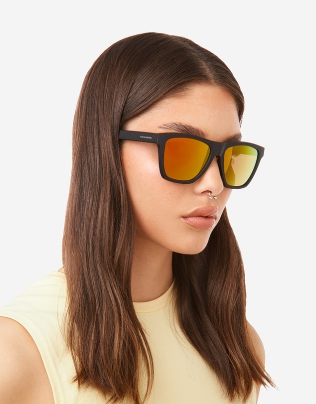 Hawkers Co - HAWKERS - Black Orange One Ls Raw Sunglasses for Men and Women UV400