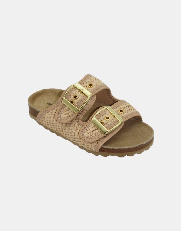 Human - Kid's Gracie Raffia Sandals Natural