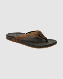 Billabong - Mens Brunswick Leather Thongs