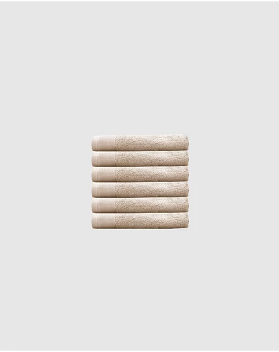 Bambury - Elvire Face Washers 6 Pack