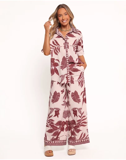 Petal & Pup - Karva Pant - Leaf Print