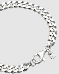 Kuzzoi - ICONIC EXCLUSIVE - Bracelet Male Curb Chain 925 Sterling Silver