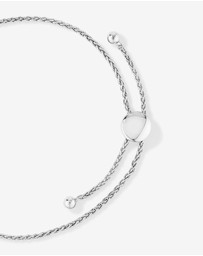 Michael Hill - 0.15 Carat TW Diamond Knots Bolo Bracelet in Sterling Silver
