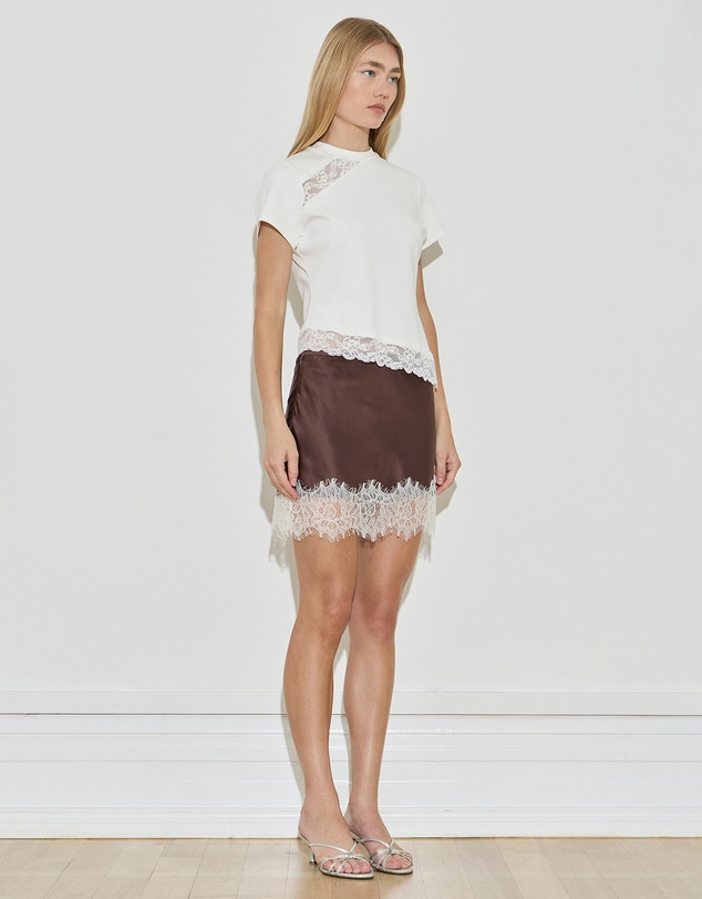 Maison Essentiele - Silk Lace Mini Skirt