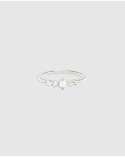 By Charlotte - Sea Foam Ring