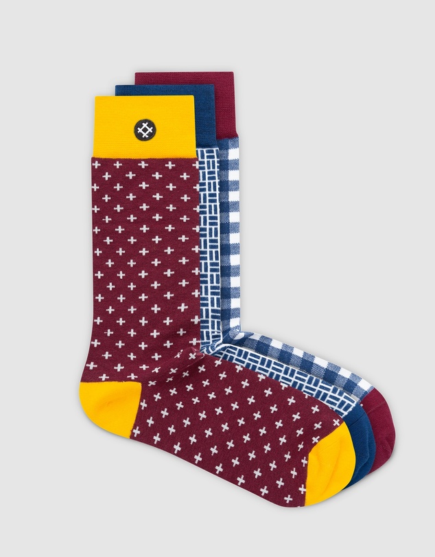 Sockdaily - Genesis 3 Pack Crew Socks