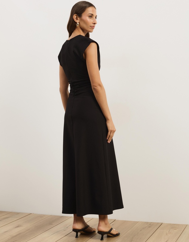 Atmos&Here - Freya V-Neck Ponte Midi Dress
