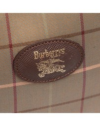 Pre-Loved by Azura Reborn - Pre-Loved burberry Textile Accessory Bag with Plaid Pattern and Zip Closure
