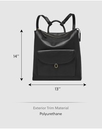 Fossil - Fossil Parker Black Backpack ZB1836001