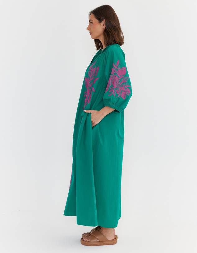 ALEXANDRA - Lindox Dress Green