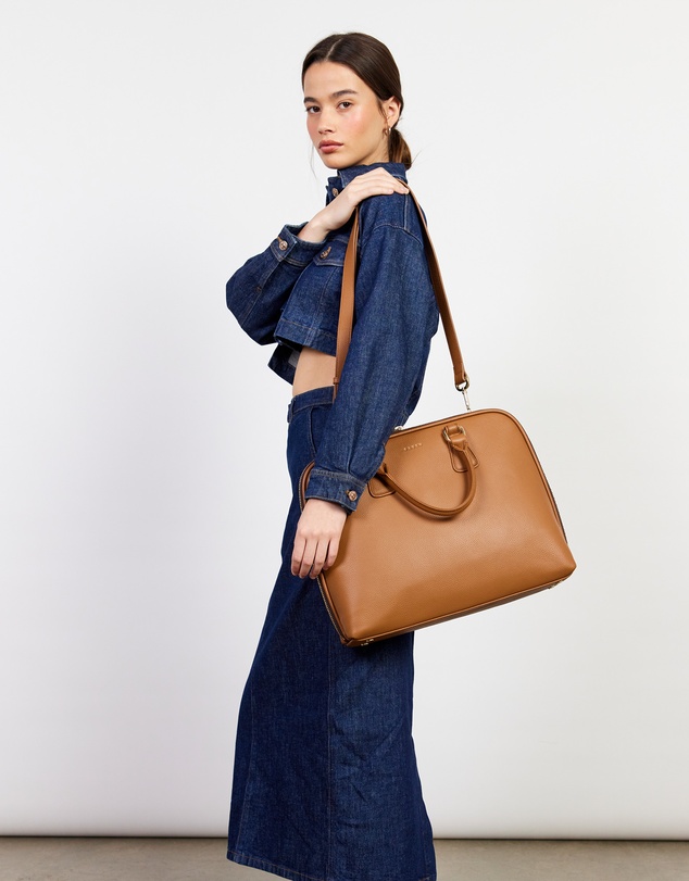SABEN - Parker Briefcase Toffee
