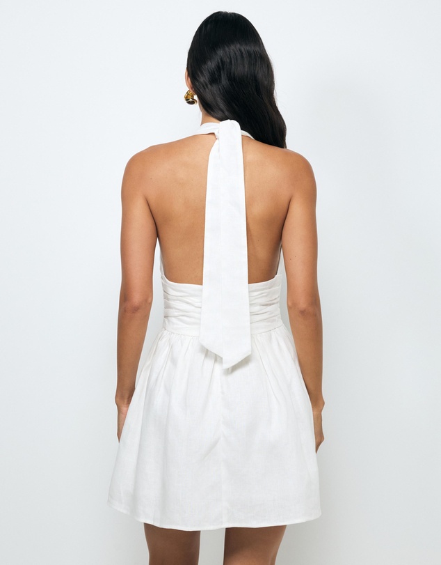 AERE - Twila Halter Mini Dress