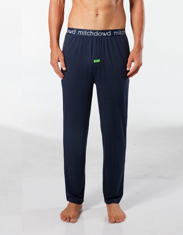 Mitch Dowd - Soft Bamboo Knit Sleep Pants - Navy