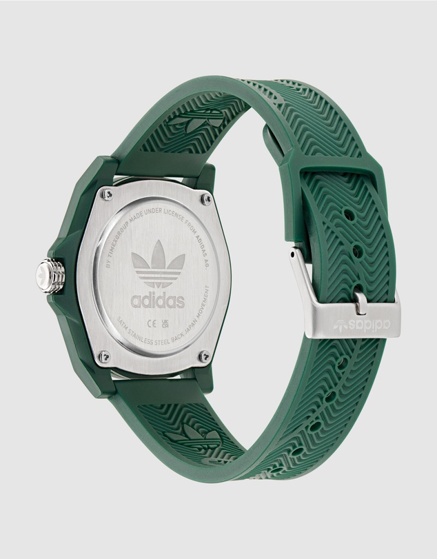 adidas Originals - Project Four 41mm Green Resin Watch