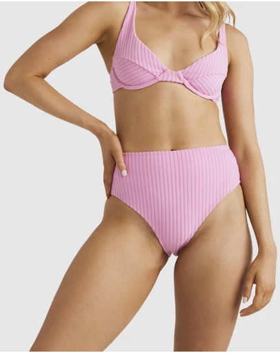 Billabong - Terry Rib Hi Maui Bikini Bottom