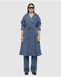 JACANDMOOKI - Dion Denim Trench Coat