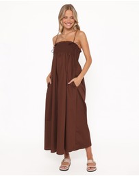 Petal & Pup - Josie Maxi Dress - Brown