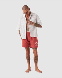 Zanerobe - Crest Balmoral Beach Short Cherry