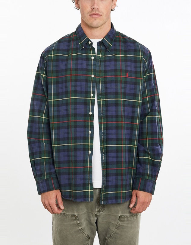 Vintage by The Real Deal - Pre Loved - Vintage Polo Ralph Lauren Flannelette Button Up Shirt