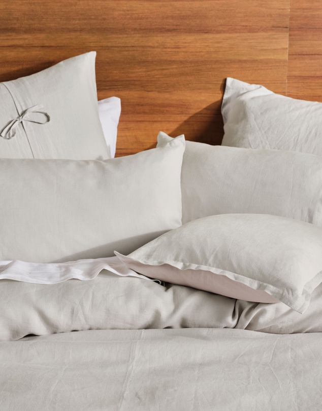 Linen House - Nimes Pure Linen Filled Cushion