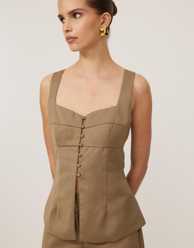 Tussah - Charvi Tweed Top