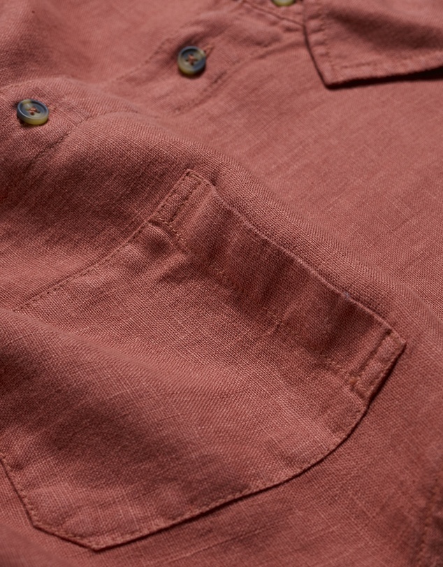 Seasalt - Seasalt Cornwall Red Men's Curator Shirt
