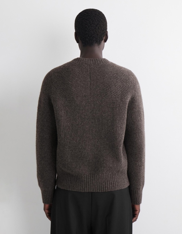 COS - Oversized Wool-Yak V-Neck Jumper