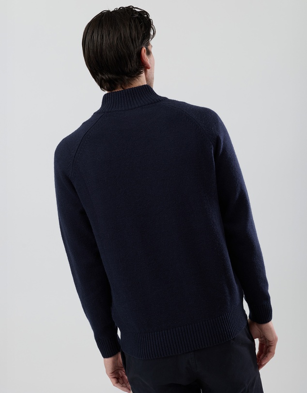 Wayver - Half Zip Wool Blend Knit
