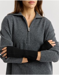 Toorallie - Fine Rib Open Mitten