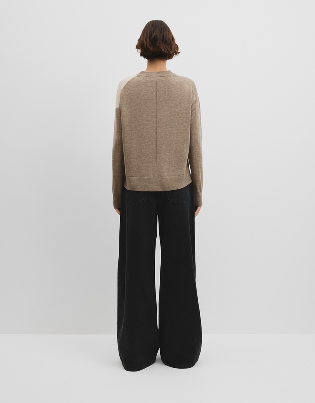 Country Road - Colour Block Merino Knit